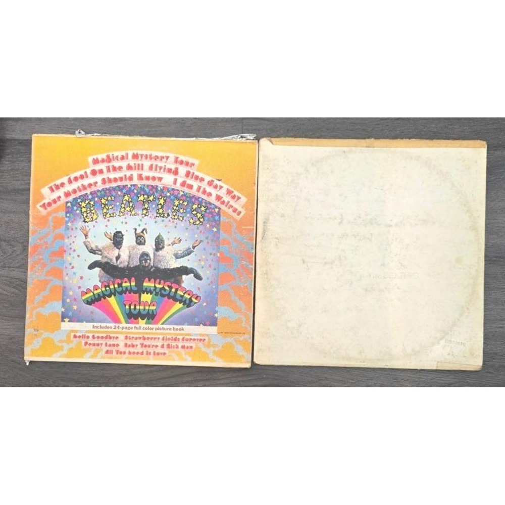 The Beatles Magical Mystery Tour & White Album Vinyl‎ Records
